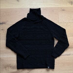 Elegant Black Turtleneck Sweater